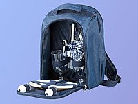 Xcase Thermo-Picknick-Rucksack mit Kühlfach, bestückt für 2 Personen – Bild 8