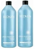 Redken Clear Moisture Shampoo and Conditioner Set 33.8oz 1 Liter