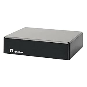 Project Optical Box E Phono (Black) A/D In Phono/Line Out Line/Optical