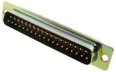D Sub Connector, 50 Contacts, Plug, DD, DMA Series, Steel Body, Crimp