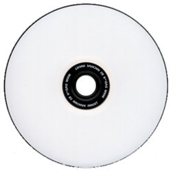 4.7 GB MAM-A (Mitsui) White Inkjet Printable/GOLD 8X DVD+R 50-Pak in Cakebox