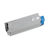 Glossy Compatible Okidata OKI 43324403 Cyan Toner Cartridge for C5500 C5500n C5650n C5800