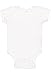 Rabbit Skins Baby Bodysuit Girl & Boy | Newborn 0-3 Months to 24 Month Toddler, Snap Easy Closure, White, 6 Months