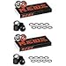 Bones Bearings Reds Bearings (2) 8 Packs W/Spacers and Washers