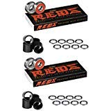Bones Bearings Reds Bearings  8 Packs W/Spacers and Washers