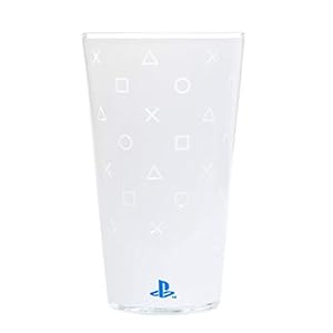 Paladone Vaso PlayStation – Vaso Oficial PS5 para Bebidas Frías, Blanco, 400ml