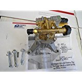 Homelite 3100 psi Upgrade Pressure Washer Pump mod. HU80833 with a more durable brass head & Thermal Release Valve.Rear frame hose connections.Replaces 308653006, 308653003, 308653025