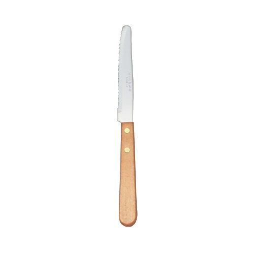 World Tableware 200 1702 Round Tip 8.5" Steak Knife - Dozen