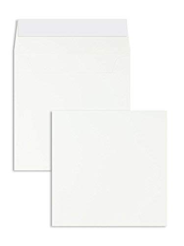 B L A N K E Briefhüllen Envelopes, 100 pieces, self-adhesive with peel-off strip, 160 x 160 mm, 100 g/m² offset, white