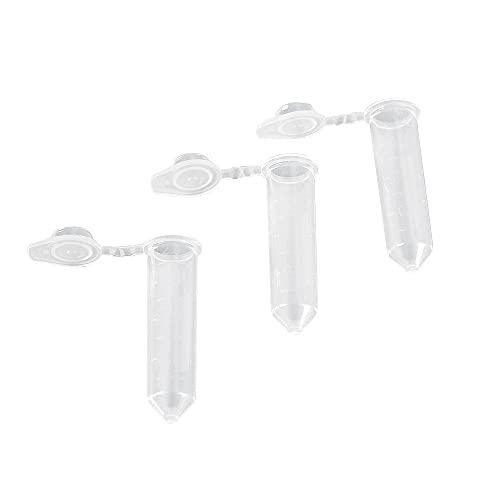 GSERVICEBIO Centrifuge Tubes with caps Plastic(2ml Sterile and Enzyme