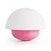 Veesee Portable Dimmable Mushroom Colorful Night Light Include USB Cable Tap Sensor Three Modes Softlight Nightlights for Children Nursery Outdoor Camping (Pink)