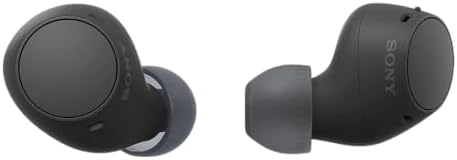 WFC510 | Cuffie True Wireless - Piccole e leggere, Connessione Bluetooth Multipoint, Ambient Sound, Classificazione IPX4, Spotify Tap, Ricarica Rapida, Batteria da 22 ore, iOS e Android-Nero