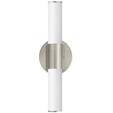 Maxim Lighting 52500WTSN Tubo - 20W 1 LED Bath Vanity-3.5 Inches Tall and 18 Inches Wide, Finish Color: Satin Nickel