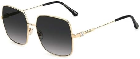 Amazon.com: JIMMY CHOO Square Ciara/G Sunglasses FP39O Black  display picture 2