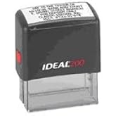 4914 (Previously Known As Ideal 200) Custom Large Self Inking Business &amp; Address Stamp