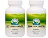 Nature's Sunshine Super Supplemental Vitamins & Minerals without Iron Herbal Supplement 120 Tablets Each (Pack of 2)