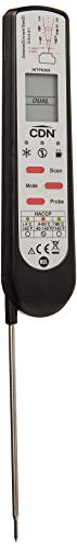 CDN INTP626X ProAccurate Infrared/Thermocouple Probe Thermometer, Black and Silver - Thumbnail 2