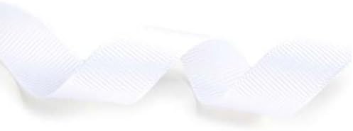 Club Green GROSGRAIN RIBBON WHITE 16MMX10, Fabric, 12.1 x 12.1 x 1.98 cm