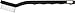 SPARTA Flo-Pac Grout Brush, Utility Brush with Crimped Stainless Steel Bristles for Cleaning, Detail Work, and Janitorial Use, 7 Inches, Black