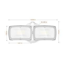 LEPOWER 2 Pack LED Security Light Dusk to Dawn
