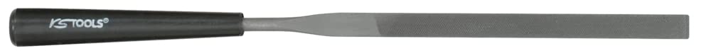 KS Tools Needle square file 2 mm, 90 mm long, with plastic handle