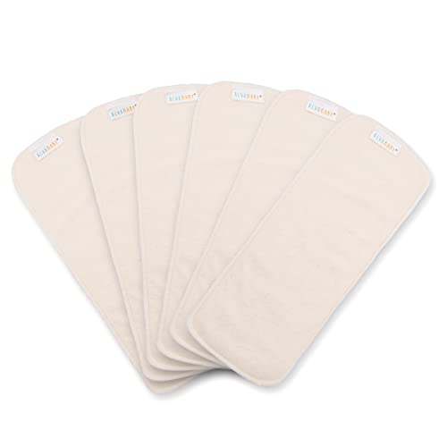 ALVABABY Diaper Inserts Rayon from Bamboo Liners/5Layers Super Water