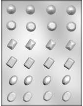 3 Pack 1" Faceted Jewel Mold