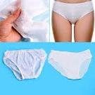 QUALITY STORE Non Woven Spunlace Fabric Use and Throw Disposable Panty (White, Free Size) - Pack of 10