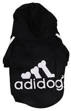 Adidog Dog Hoodie Jacket, 8XL, Black