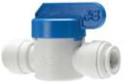 3/8"T×3/8"T Ball Valve PP, Straight