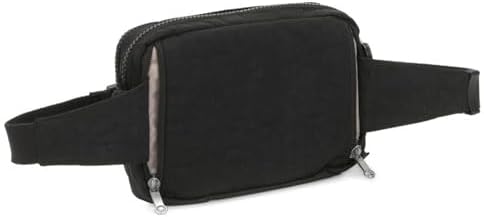 Abanu Multi Bandolera Pequeña Convertible en Riñonera, Black Noir (Negro)