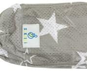 Lucky Baby Ring Sling with Breathable, Quick-Dry Mesh Fabric, Fashionable &amp; Adjustable Carrier, Perfect for Summers, Beach, Pool &amp; Shower. Suitable for Infants-Toddlers &amp; all yr Babywearing. Grey Star