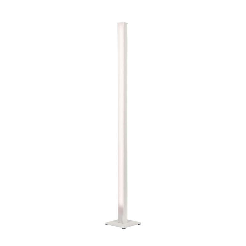 MAUL Stehlampe LED MAULpino 16x16x113 cm | Stehlampe dimmbar mit 2.700-6.500 K | Indirekte Beleuchtung Wohnzimmer & Büro | Schutzklasse II, IP20 | Steuerung per App | Weiß