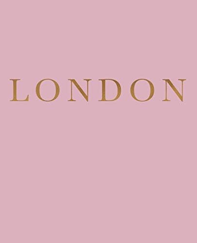 London: A decorative book for coffee tables, bookshelves and interior design styling | Stack deco books together to create a custom look (Cities of the World in Blush)