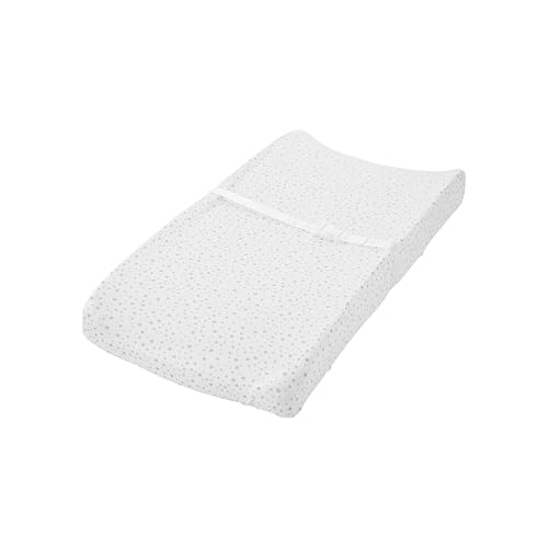 Simple Joys by Carter's Wickelauflagenbezüge aus Baumwolle, 2 Stück, Weiße Sterne/Streifen, Einheitsgröße