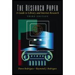 Research Paper : A Guide to Library and Internet Research and English Online Resources Package, Rodrigues, Dawn, 0130790737
