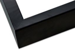 Ambiance Gallery Wood Picture Frames for Stretched Canvas, Artist Panels and Art Boards [Value Box of 4] 18x24 - Black