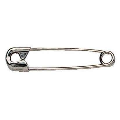 Prym Pack of 1000 Silver Safety Pins 23mm, Alloy Steel