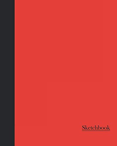 Sketchbook: Color Duo (Red and Black) 8x10 - BLANK JOURNAL WITH NO LINES - Journal notebook with unl by Premise Content