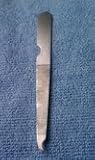 Nail File Stainless Steel Nail Cleaner Tip