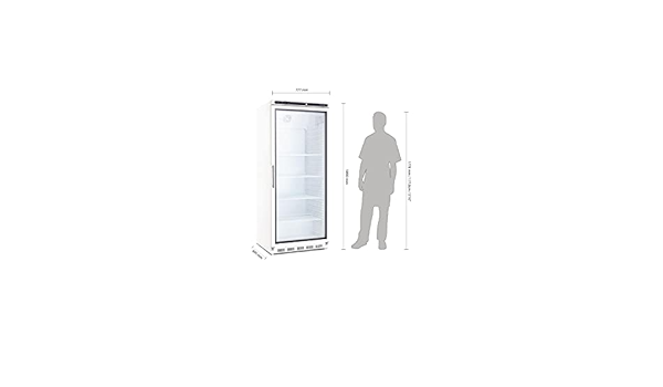 Polar CD088 - Frigorífico para puerta (cristal, 600 L ...
