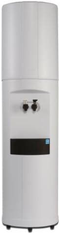 Fahrenheit Water Cooler - RoomTemp/Cold - White Cabinet with Black Trim - Made in North America - 5 Year Warranty