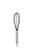 Large Whisk Kitchen Utensil, Made of FDA Grade, BPA Free Silicone, Heat Resistant up to 450 Degrees Fahrenheit, Non Stick Stain & Ordor Resistant, Dishwasher Safe - Black