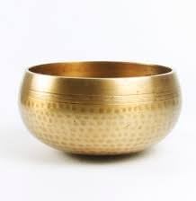 AVS STORE Hand Hammered Nepal Brass Tibetan Meditation Yoga Singing Bowl & Stick - For Healing / Meditation / Cleansing / Feng Shui / Decoration