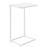melos C Shaped End Table, C Tables for Couch, Snack