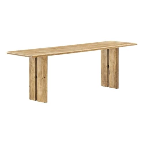Modway EEI-6344-OAK Amistad 58" Wood Bench, Oak at Amazon