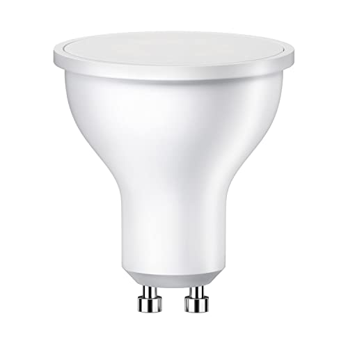 ledscom.de GU10 LED Leuchtmittel, PAR16, weiß (4000 K), 5 W, 450lm, 103°, matt