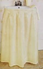 PEEL & STICK SINK SKIRT - BEIGE