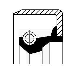 Corteco 19032788B Retén, eje accionamiento (bomba aceite)