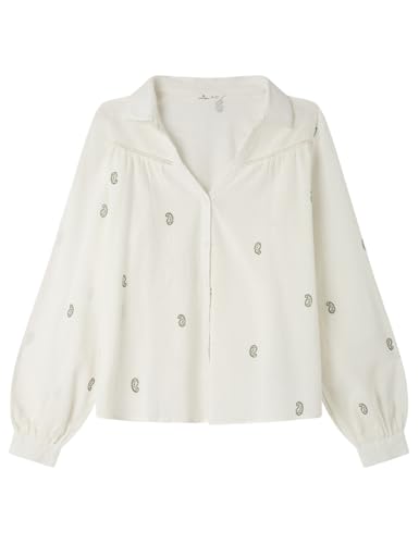 Springfield Nueva Camisa De Estructura con Bordado De Árboles, Marrón, 36